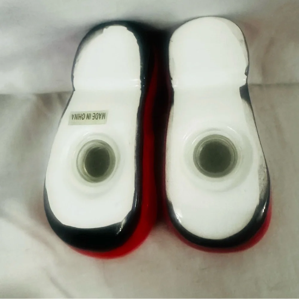 Vintage NOS RARE Ronald McDonald Red Clown Shoes Salt & Pepper Shakers Kitsch‎